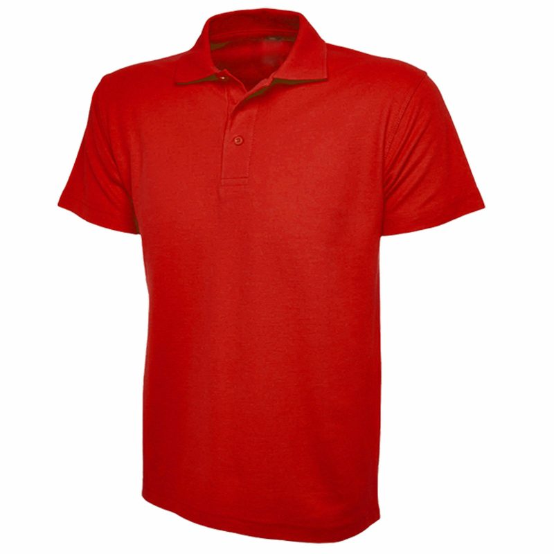 RED Polo T-Shirt Regular Fit for Boys & Girls School Uniform