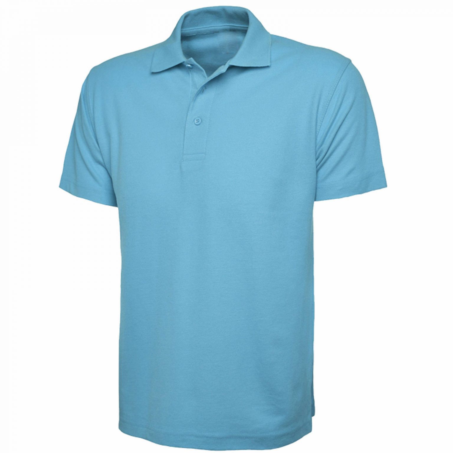 SKY BLUE Polo T-Shirt Regular Fit for Boys & Girls School Uniform ...