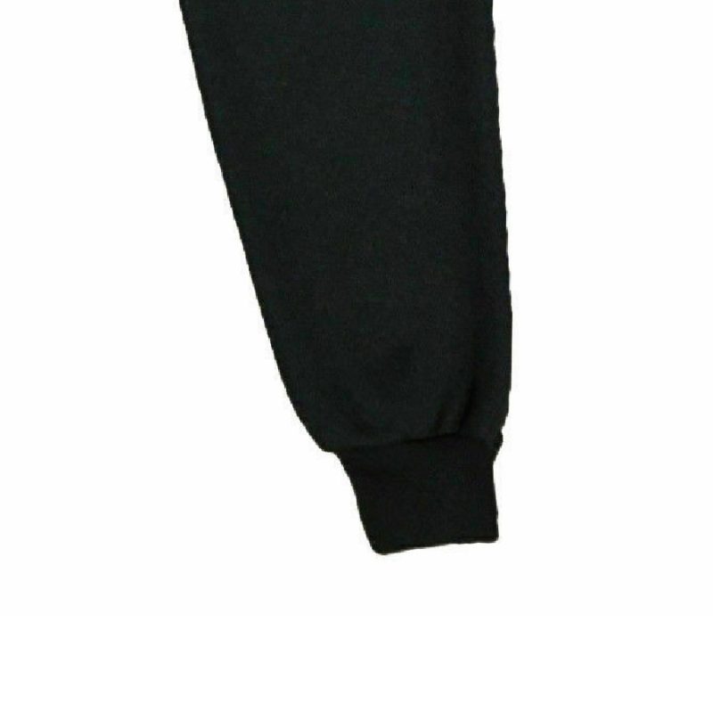 Jogging Bottoms Plain Warm Fleece School wear Boys/Girls- BLACK - Image 2