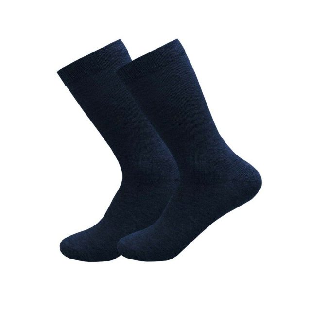 Plain Ankle Socks Cotton Rich School Uniform 6 Pairs- NAVY
