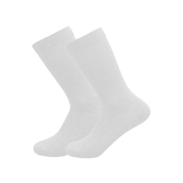 Plain Ankle Socks Cotton Rich School Uniform 6 Pairs- WHITE - School ...