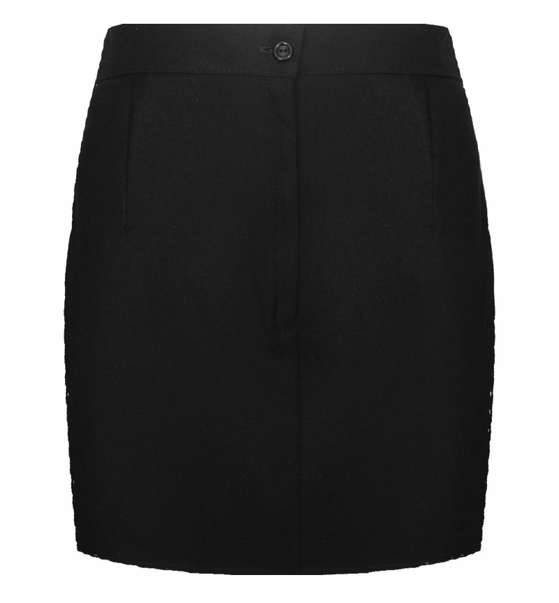 Girls School PENCIL Skirt Ladies Office Workwear Above Knee Length-BLACK - Image 3