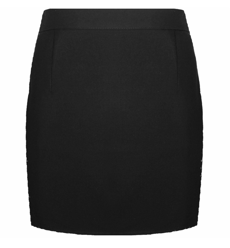 Girls School PENCIL Skirt Ladies Office Workwear Above Knee Length-BLACK - Image 2