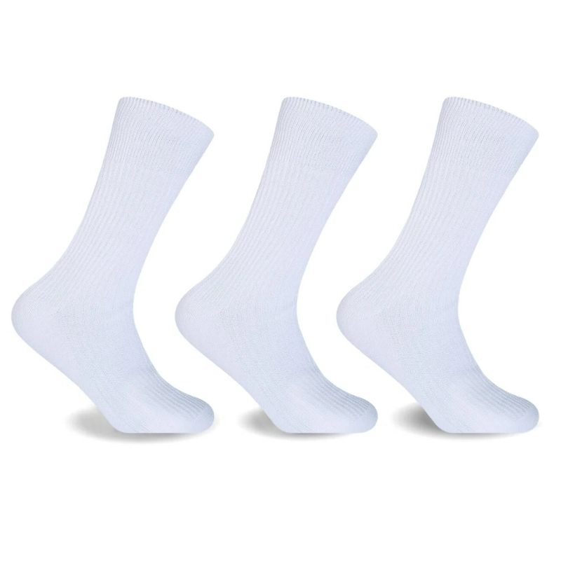 Big foot 100% COTTON Non Elasticated Mens Socks UK 11-13 Size Suit Socks - Image 3