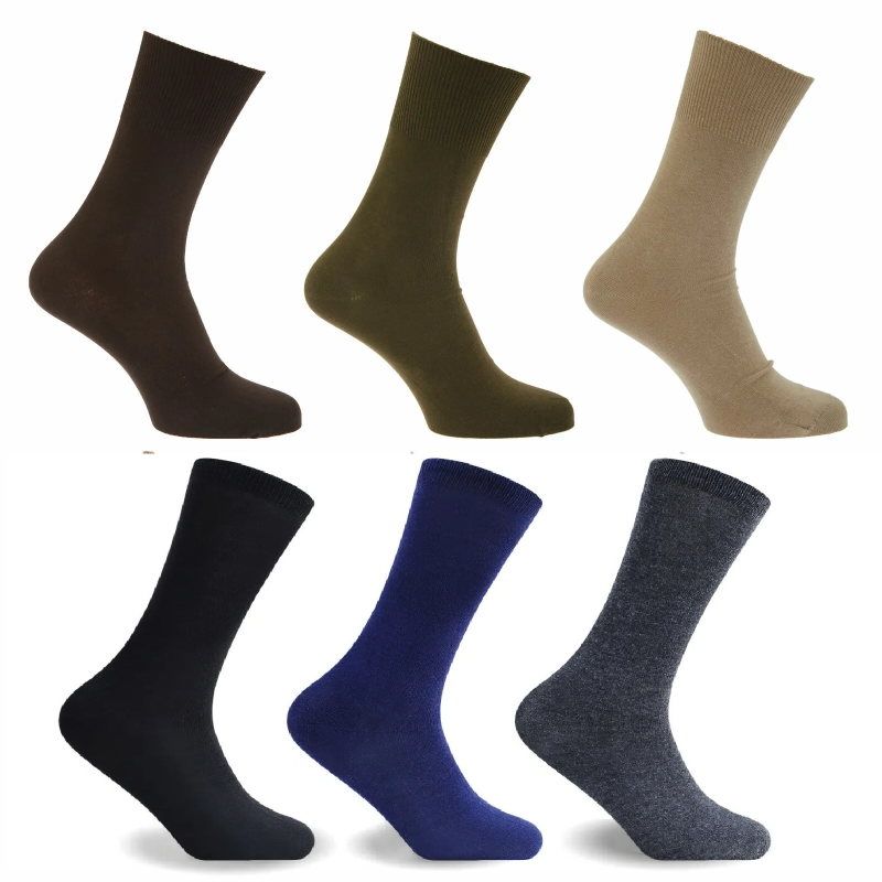 Big foot LYCRA Cotton Rich Mens Socks UK 11-13 Size Suit Every Day Socks - Image 4