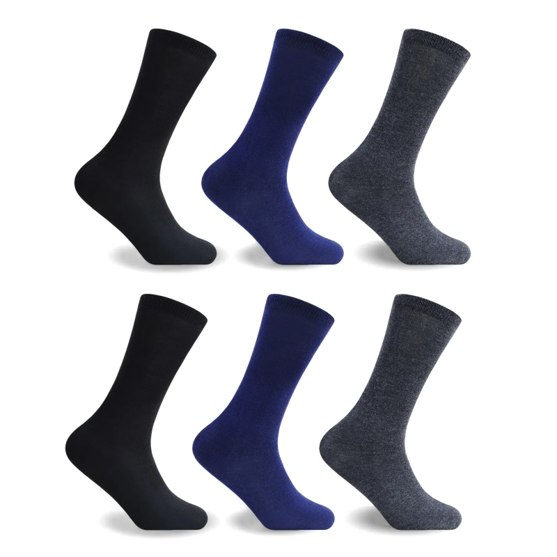 Big foot LYCRA Cotton Rich Mens Socks UK 11-13 Size Suit Every Day Socks - Image 3