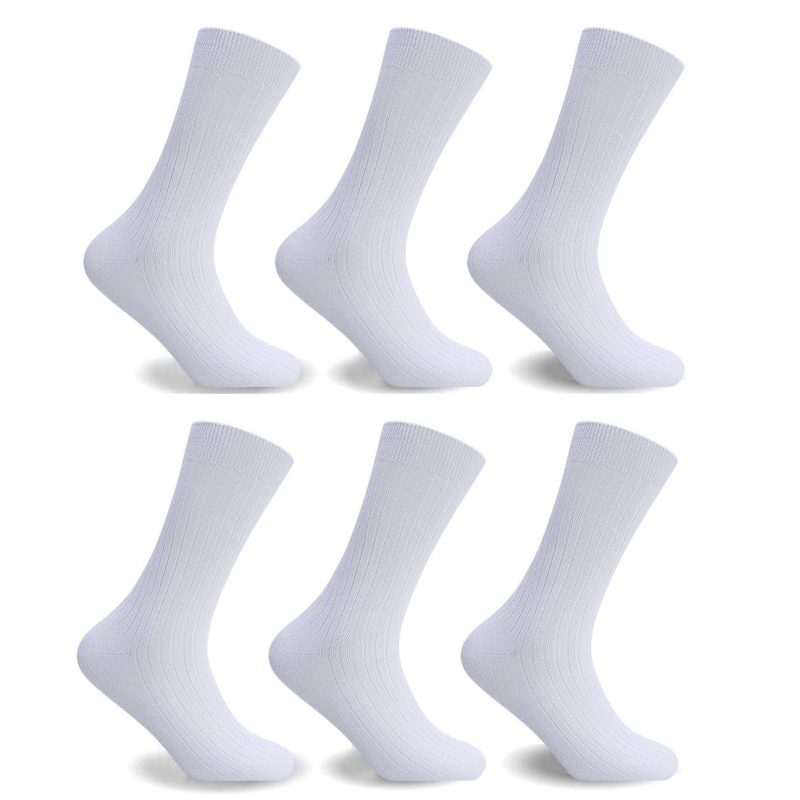 Big foot LYCRA Cotton Rich Mens Socks UK 11-13 Size Suit Every Day Socks - Image 5